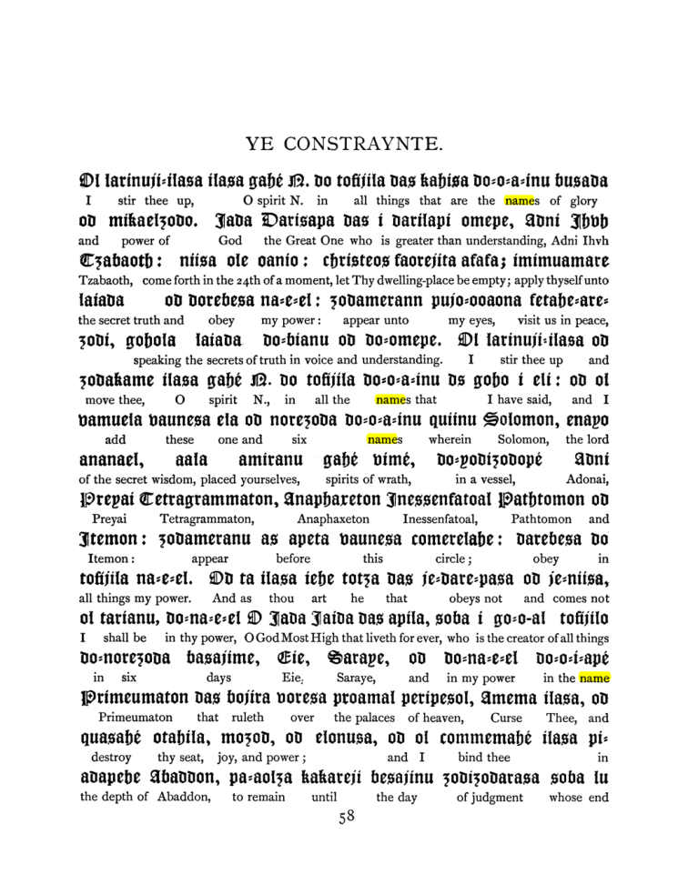 Original scan of The Goetia, PDF page 74