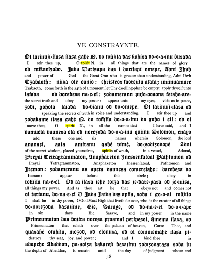 Original scan of The Goetia, PDF page 74