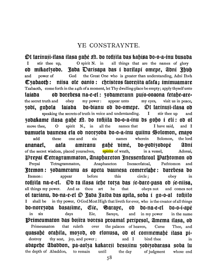 Original scan of The Goetia, PDF page 74
