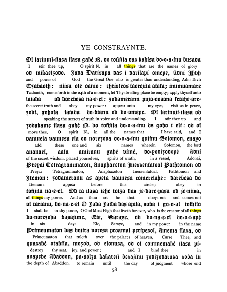 Original scan of The Goetia, PDF page 74