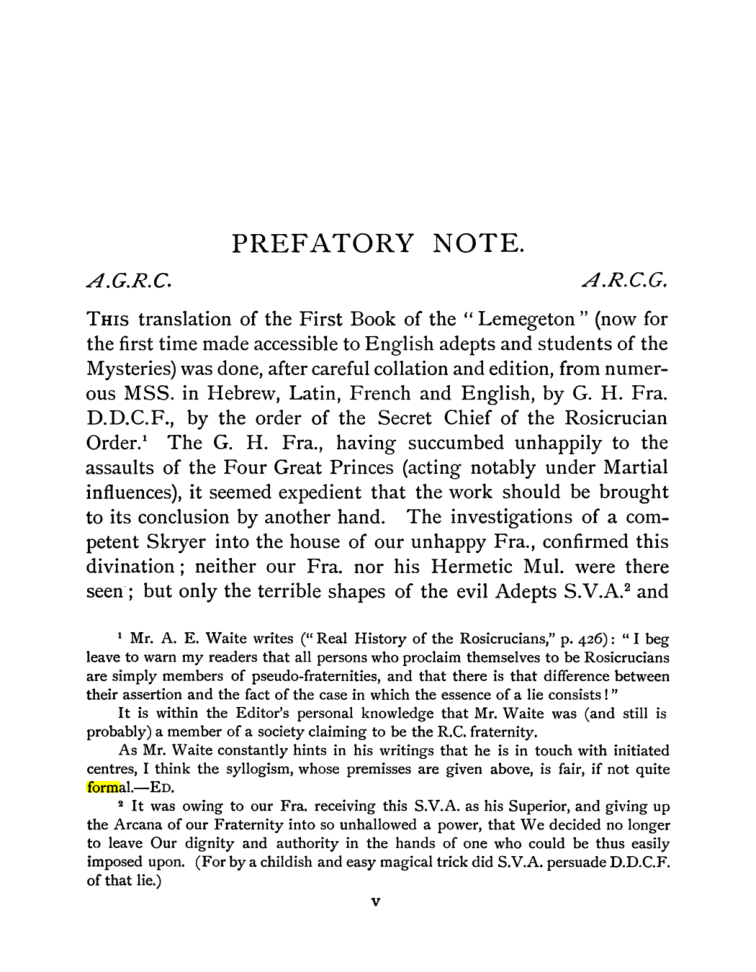 Original scan of The Goetia, PDF page 9