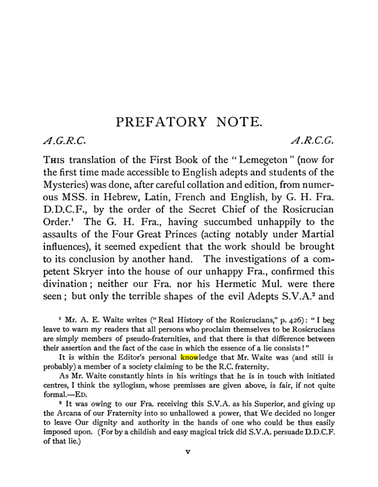 Original scan of The Goetia, PDF page 9