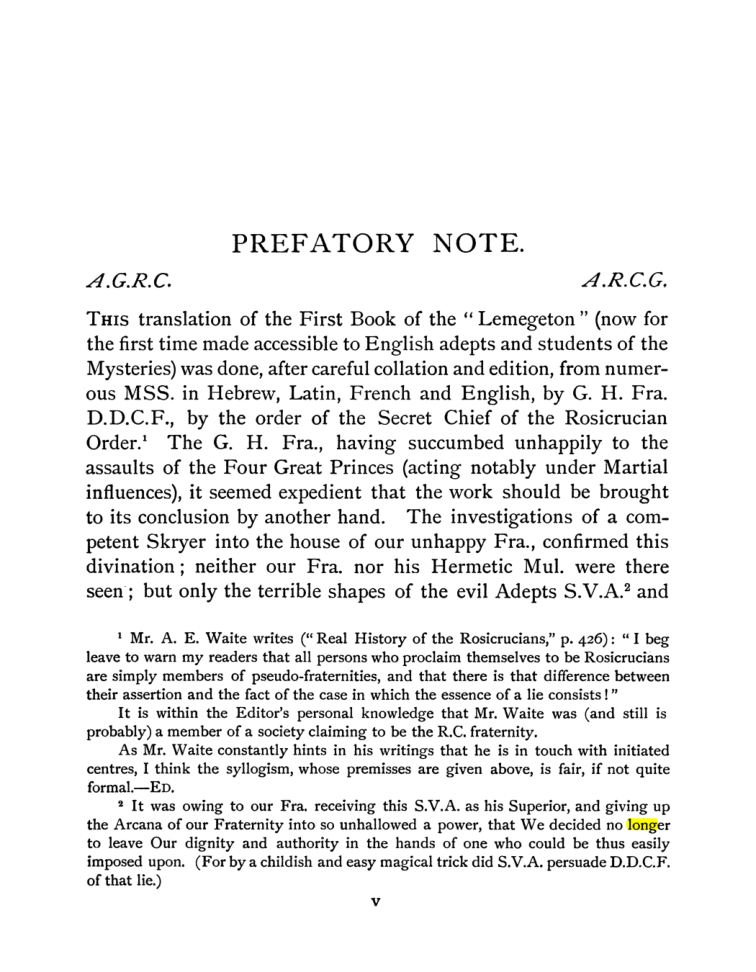 Original scan of The Goetia, PDF page 9