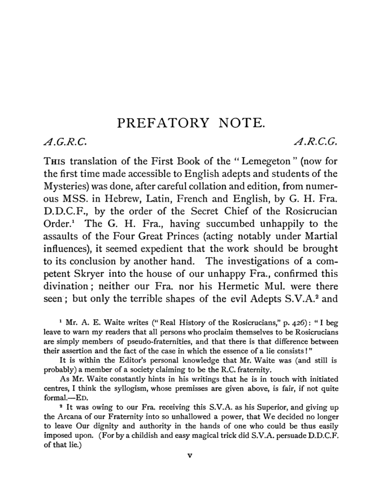 Original scan of The Goetia, PDF page 9