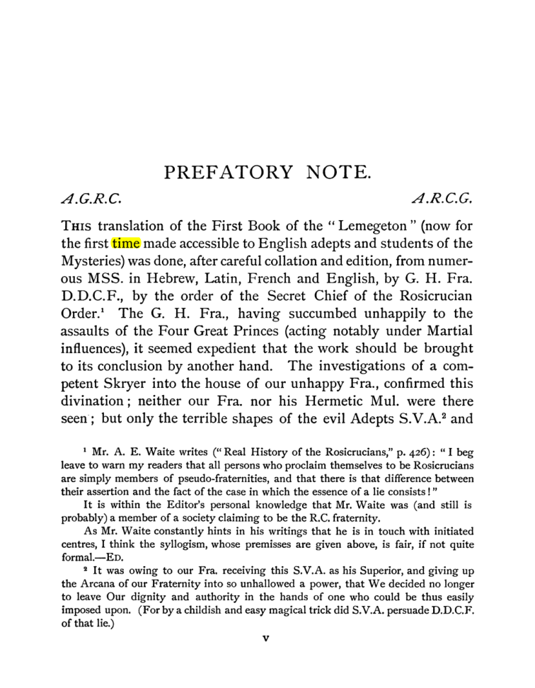 Original scan of The Goetia, PDF page 9