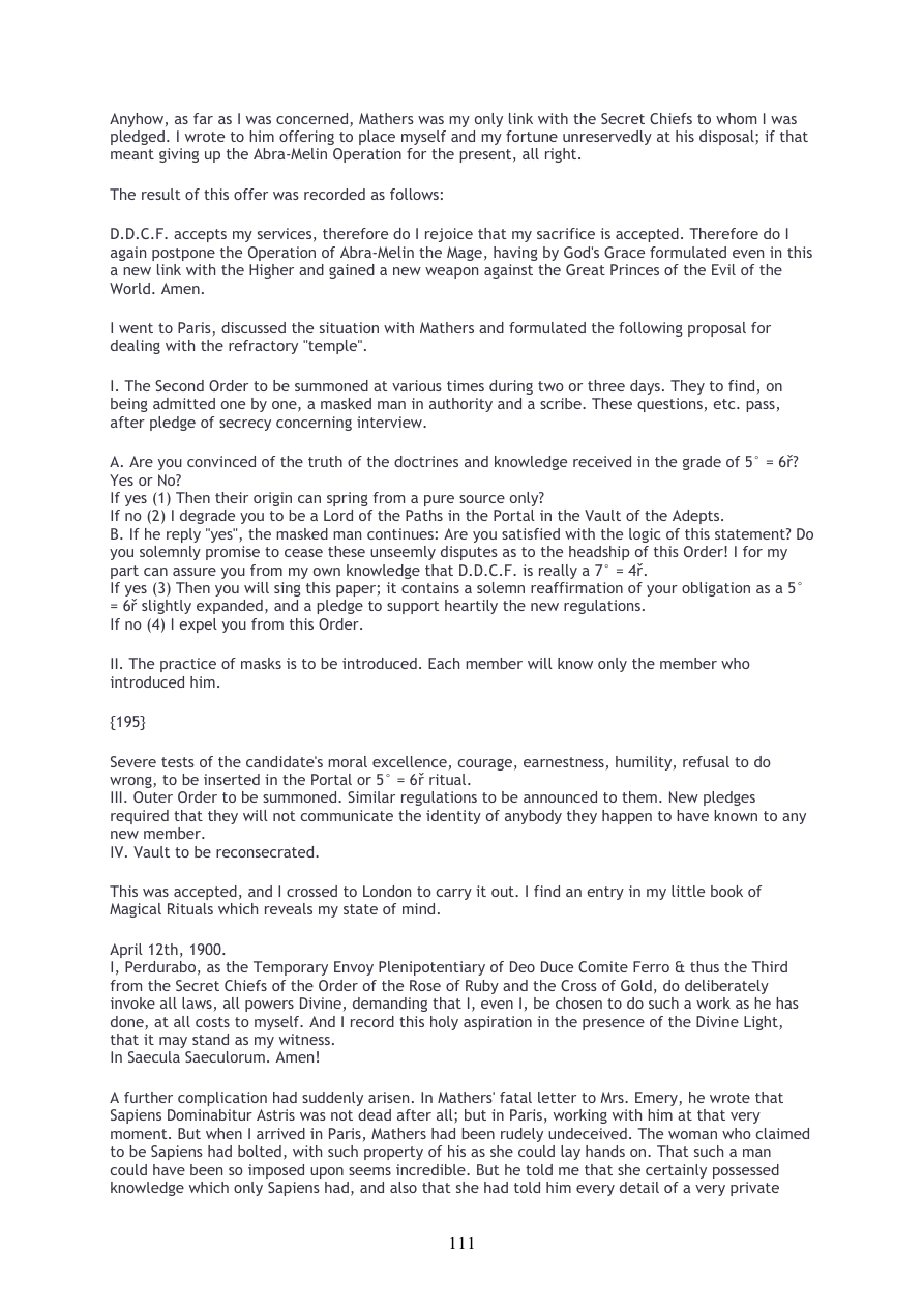 Original scan of Confessions of Aleister Crowley, PDF page 111