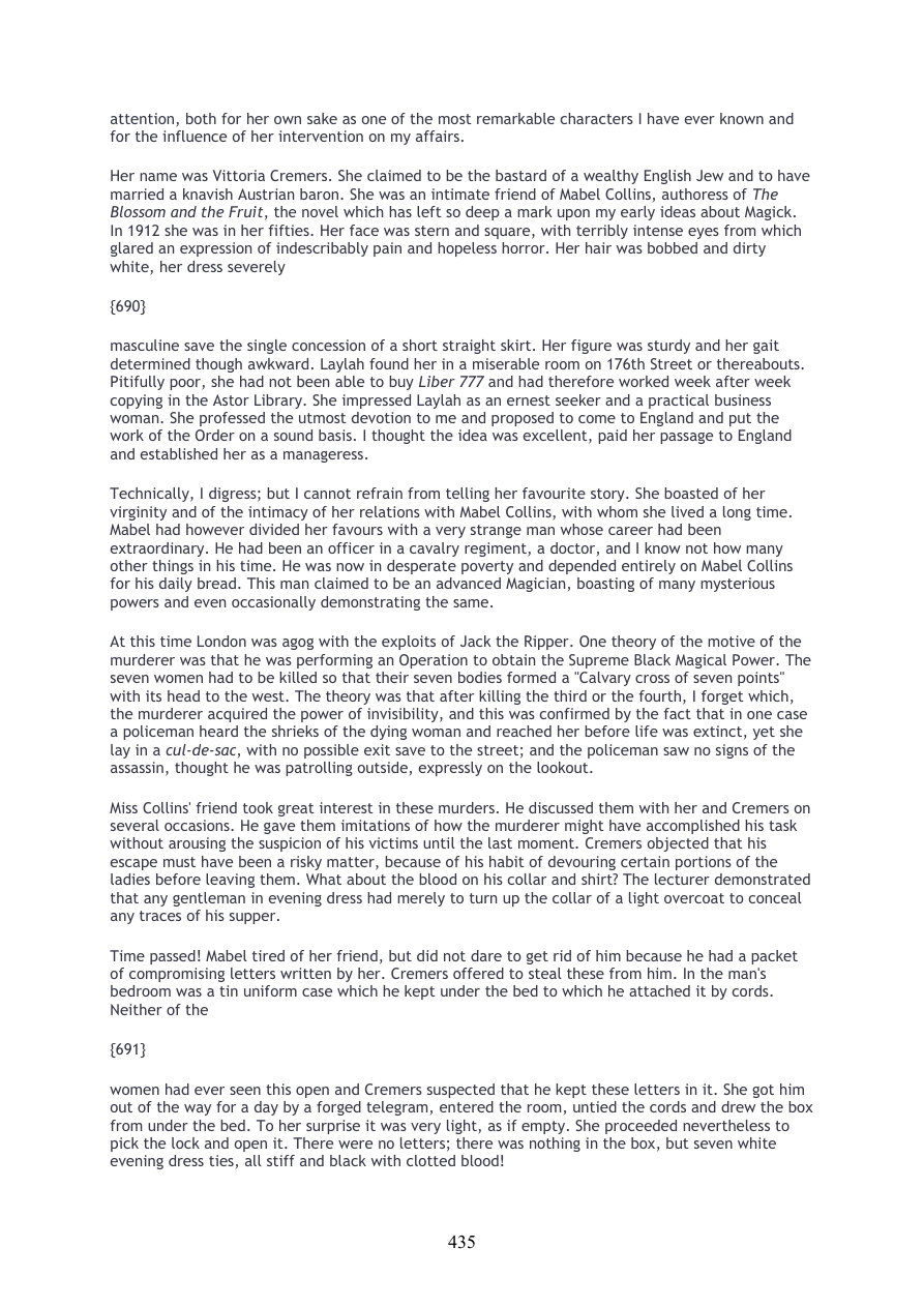 Original scan of Confessions of Aleister Crowley, PDF page 435
