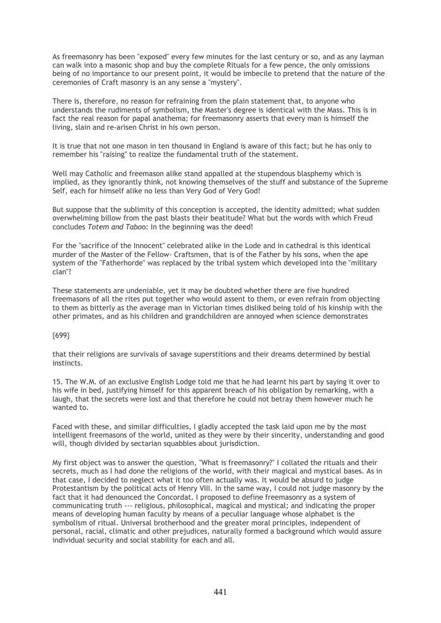Original scan of Confessions of Aleister Crowley, PDF page 441