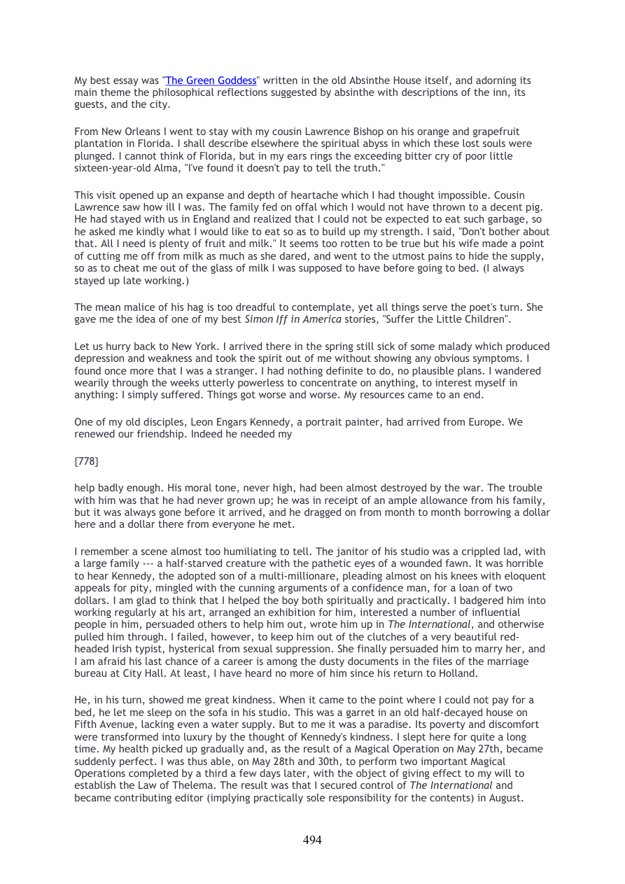 Original scan of Confessions of Aleister Crowley, PDF page 494