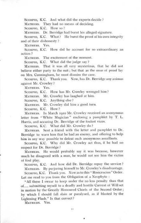 Original scan of The Rosicrucian Scandal, PDF page 11