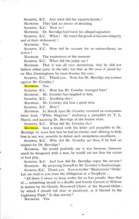 Original scan of The Rosicrucian Scandal, PDF page 11