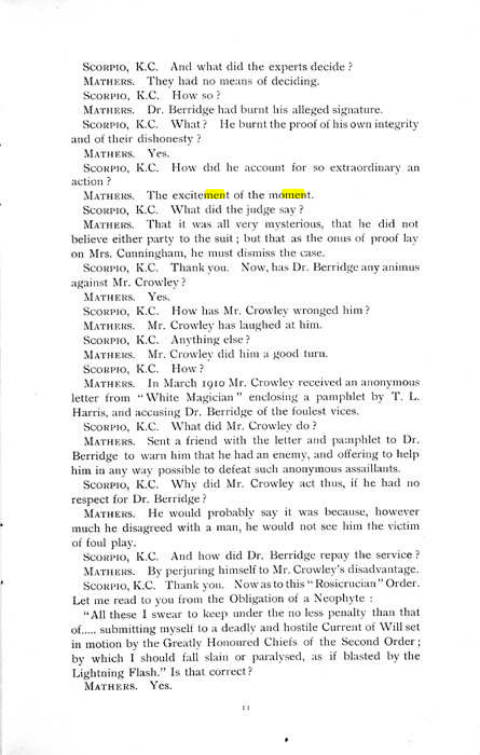Original scan of The Rosicrucian Scandal, PDF page 11