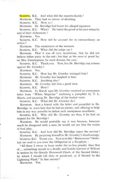 Original scan of The Rosicrucian Scandal, PDF page 11