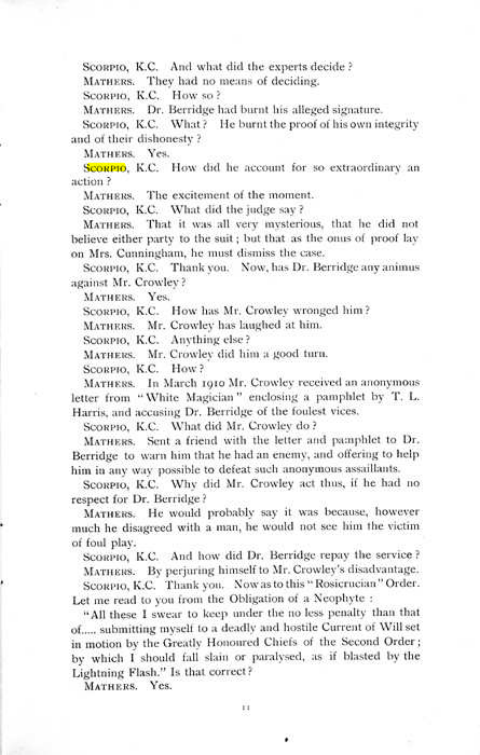 Original scan of The Rosicrucian Scandal, PDF page 11