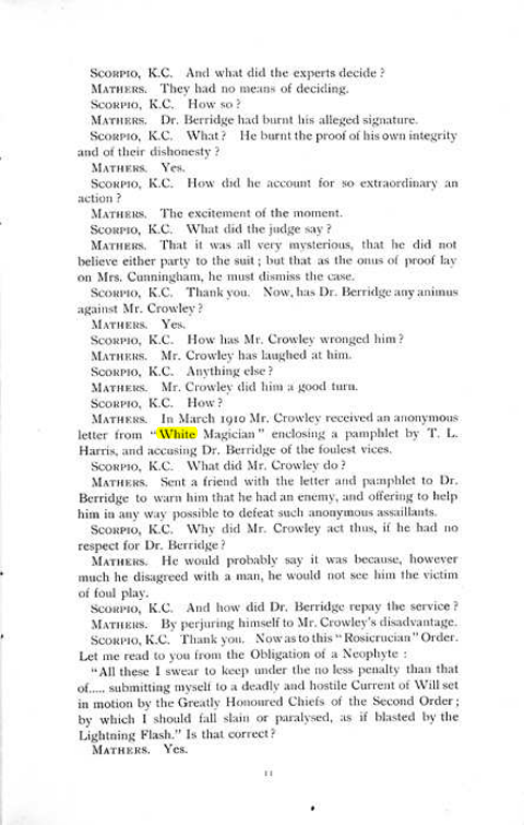 Original scan of The Rosicrucian Scandal, PDF page 11