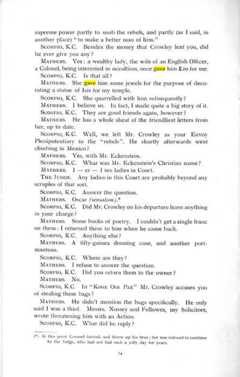 Original scan of The Rosicrucian Scandal, PDF page 14