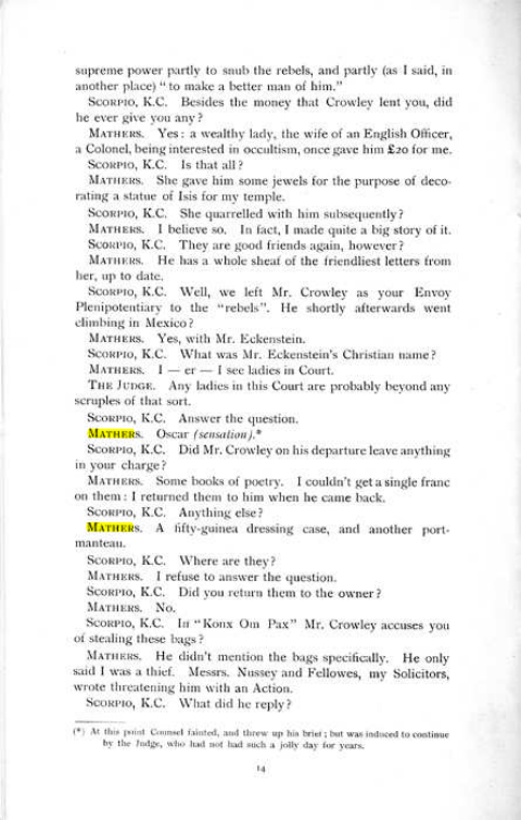 Original scan of The Rosicrucian Scandal, PDF page 14