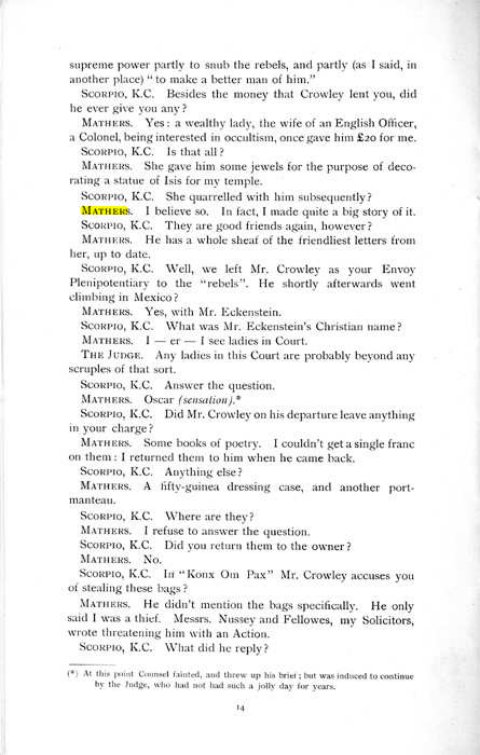 Original scan of The Rosicrucian Scandal, PDF page 14