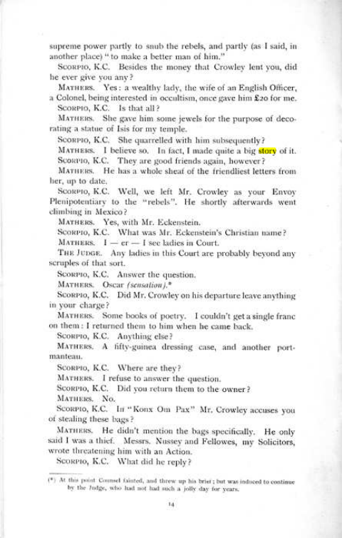 Original scan of The Rosicrucian Scandal, PDF page 14