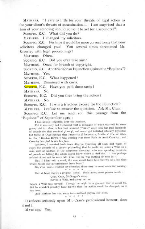 Original scan of The Rosicrucian Scandal, PDF page 15