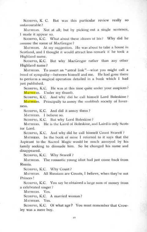 Original scan of The Rosicrucian Scandal, PDF page 20