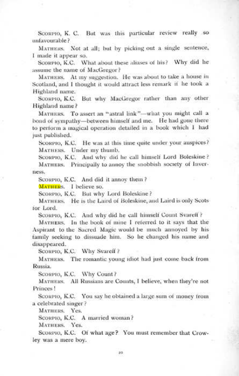 Original scan of The Rosicrucian Scandal, PDF page 20