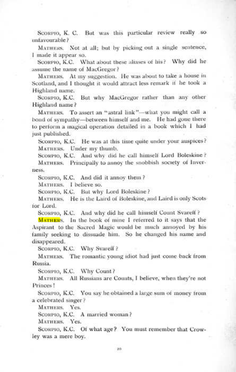 Original scan of The Rosicrucian Scandal, PDF page 20