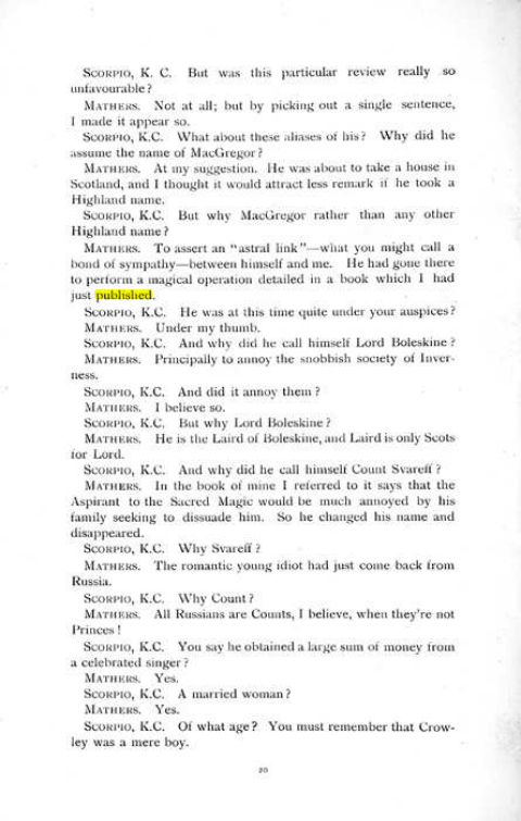 Original scan of The Rosicrucian Scandal, PDF page 20
