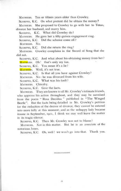 Original scan of The Rosicrucian Scandal, PDF page 21