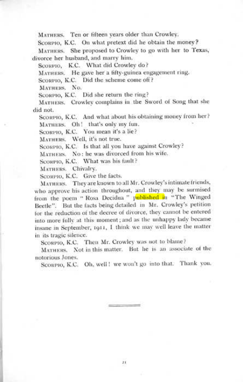 Original scan of The Rosicrucian Scandal, PDF page 21