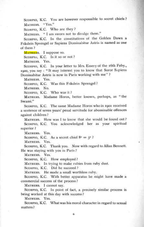 Original scan of The Rosicrucian Scandal, PDF page 6