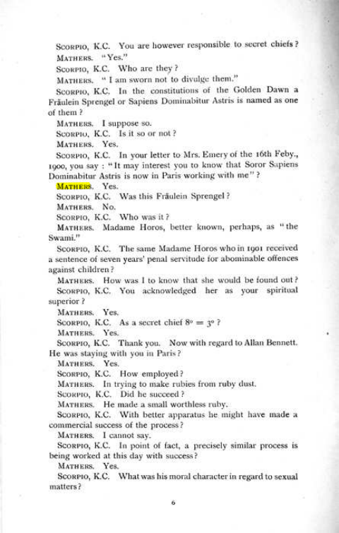 Original scan of The Rosicrucian Scandal, PDF page 6