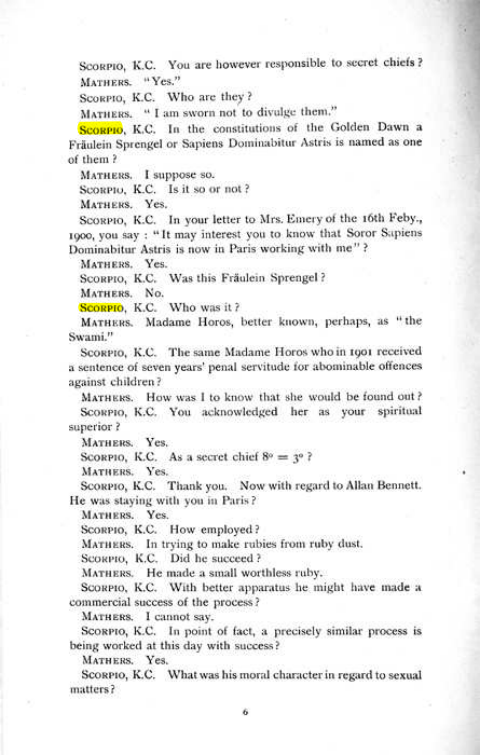 Original scan of The Rosicrucian Scandal, PDF page 6