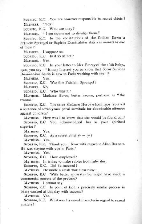 Original scan of The Rosicrucian Scandal, PDF page 6