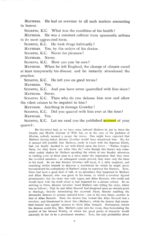Original scan of The Rosicrucian Scandal, PDF page 7