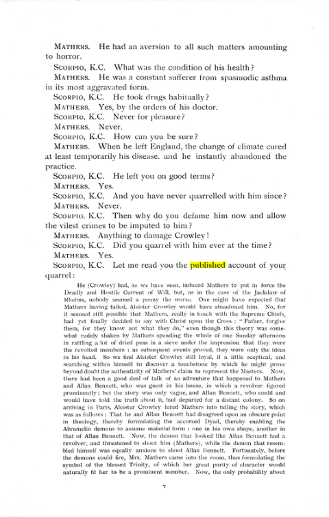 Original scan of The Rosicrucian Scandal, PDF page 7