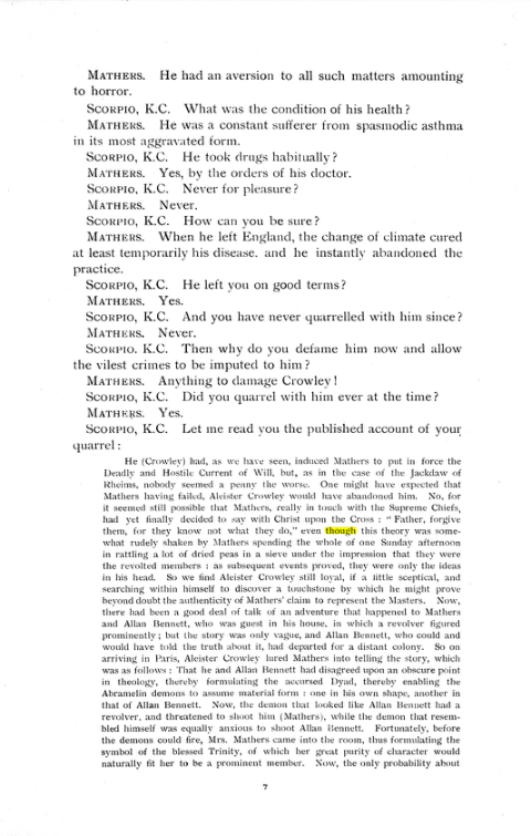 Original scan of The Rosicrucian Scandal, PDF page 7