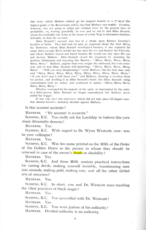 Original scan of The Rosicrucian Scandal, PDF page 8