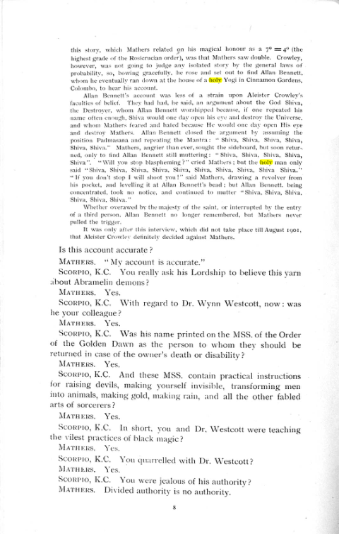 Original scan of The Rosicrucian Scandal, PDF page 8