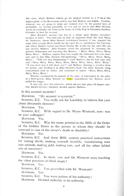 Original scan of The Rosicrucian Scandal, PDF page 8