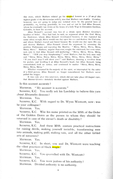 Original scan of The Rosicrucian Scandal, PDF page 8