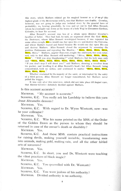 Original scan of The Rosicrucian Scandal, PDF page 8