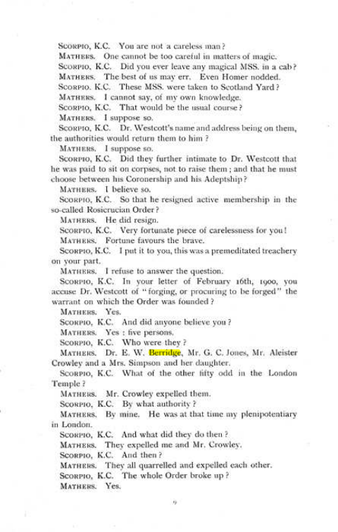 Original scan of The Rosicrucian Scandal, PDF page 9