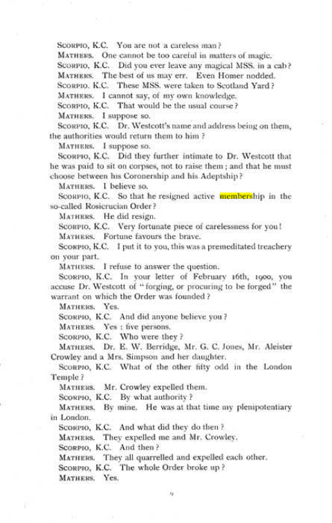 Original scan of The Rosicrucian Scandal, PDF page 9
