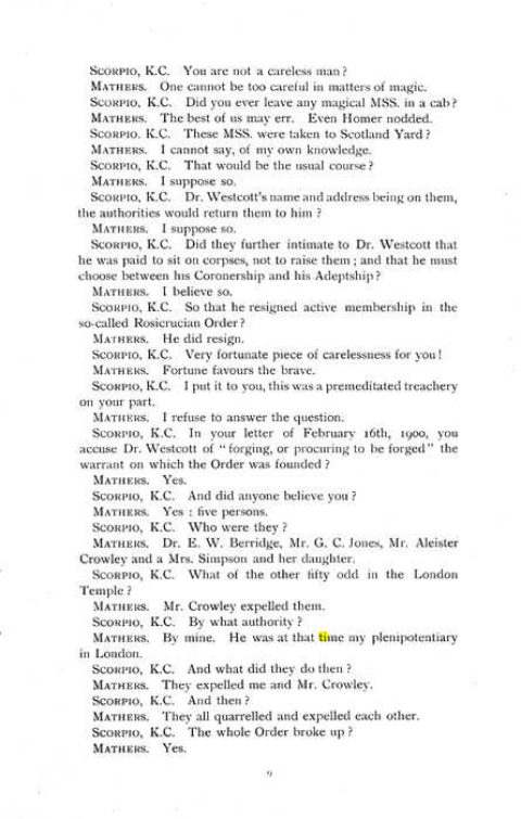 Original scan of The Rosicrucian Scandal, PDF page 9