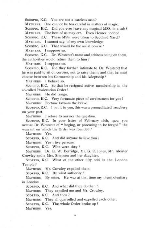 Original scan of The Rosicrucian Scandal, PDF page 9