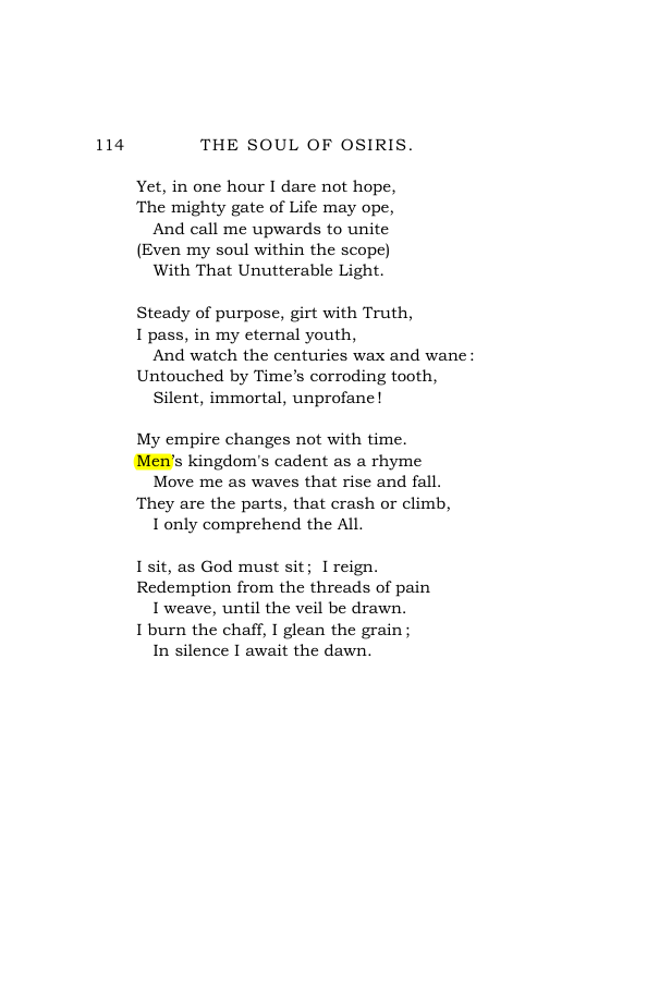 Original scan of The Soul of Osiris, PDF page 126