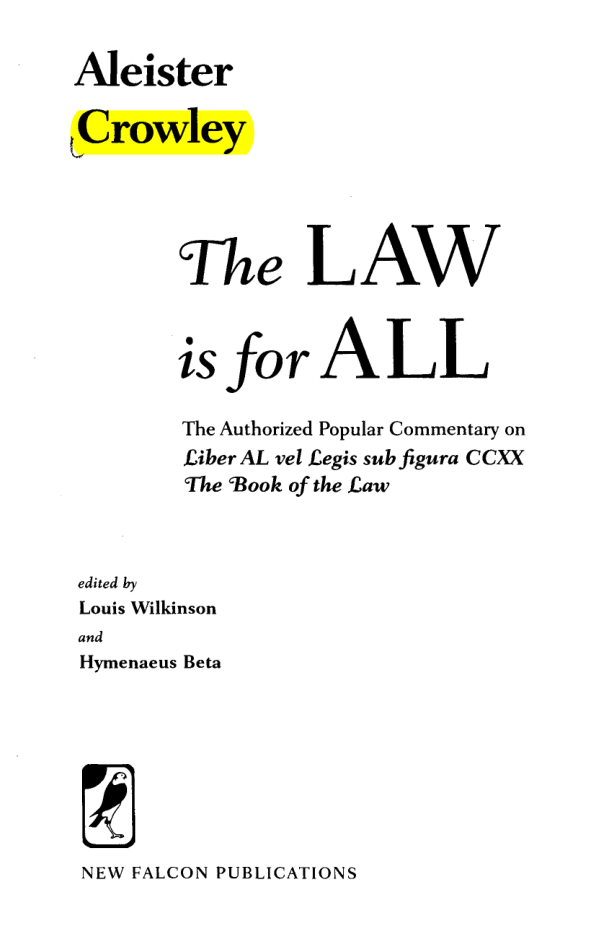 Original scan of The Law is for All, PDF page 2