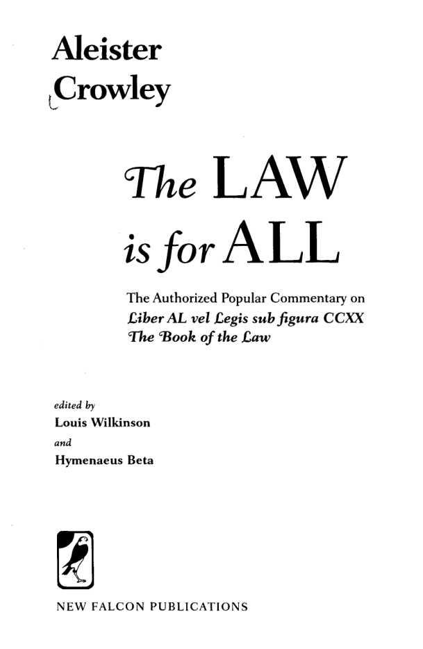 Original scan of The Law is for All, PDF page 2