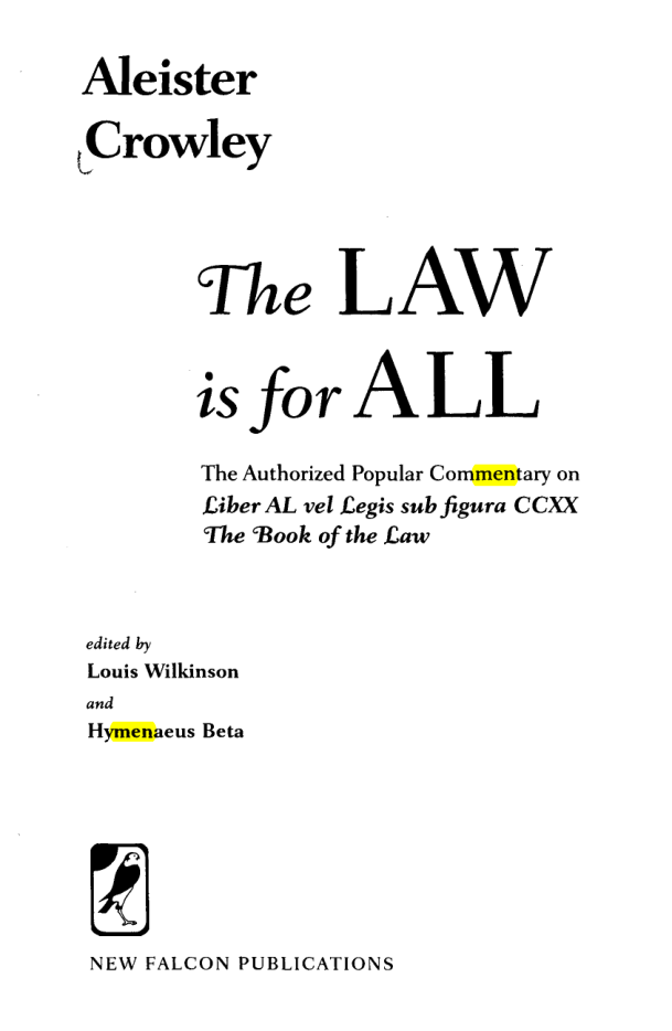 Original scan of The Law is for All, PDF page 2